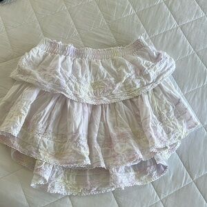 Tie-dyed Love Shack Fancy Skirt